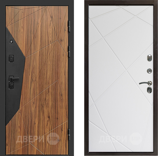 Входная металлическая Дверь Престиж Avangard Лучи Бетон белый в Егорьевске