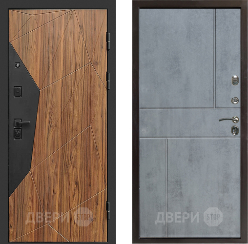 Входная металлическая Дверь Престиж Avangard Горизонт Бетон темный в Егорьевске