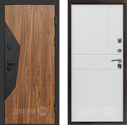 Входная металлическая Дверь Престиж Avangard Горизонт Бетон белый в Егорьевске