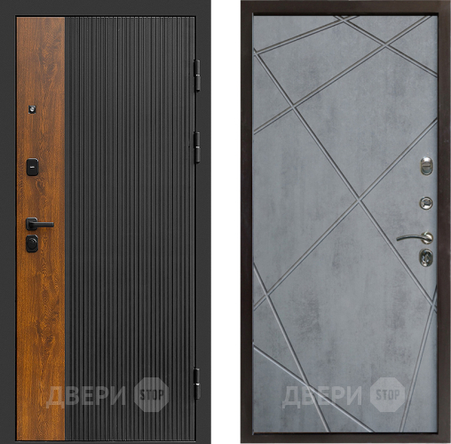 Дверь Престиж Prestizh Лучи Бетон темный в Егорьевске