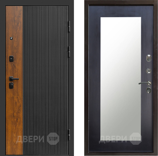 Входная металлическая Дверь Престиж Prestizh Зеркло Пастораль Венге в Егорьевске