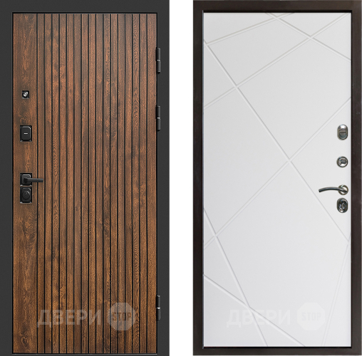 Входная металлическая Дверь Престиж Tvist Лучи Бетон белый в Егорьевске