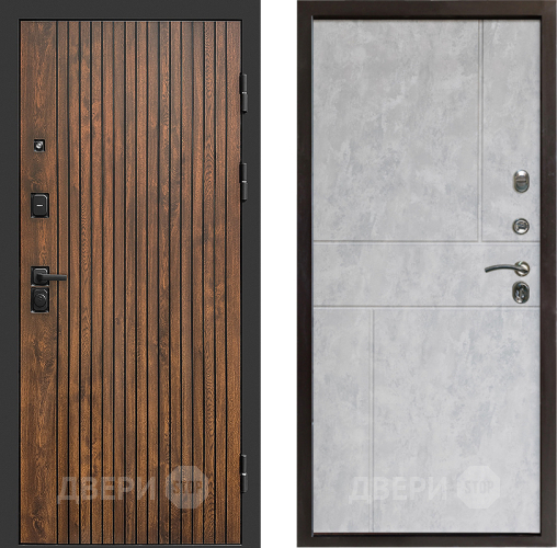 Входная металлическая Дверь Престиж Tvist Горизонт Бетон светлый в Егорьевске