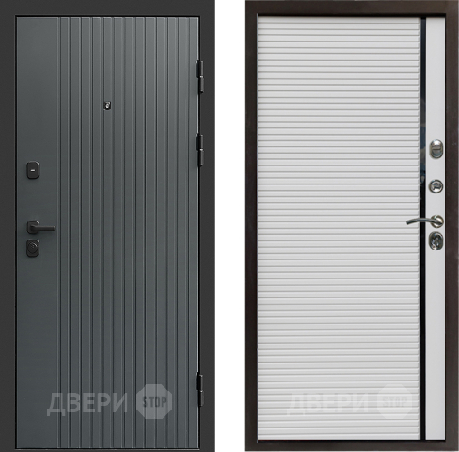 Входная металлическая Дверь Престиж Tvist Grey Porte Белый в Егорьевске