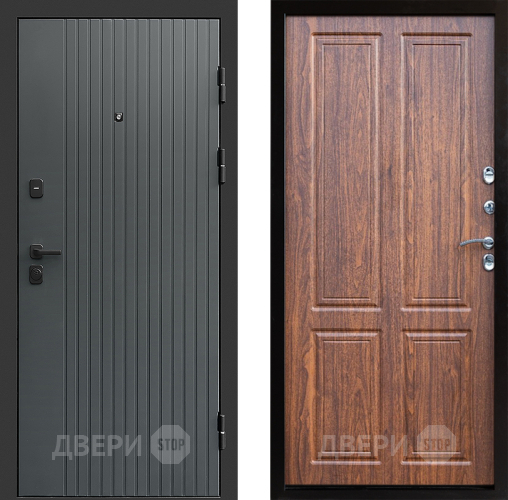 Входная металлическая Дверь Престиж Tvist Grey Премиум Орех светлый в Егорьевске