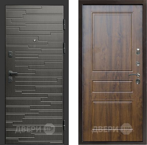 Входная металлическая Дверь Престиж Rivera Классика Дуб в Егорьевске