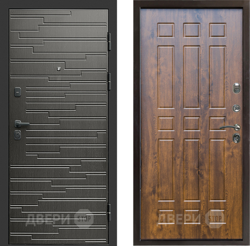 Входная металлическая Дверь Престиж Rivera Спарта Дуб в Егорьевске