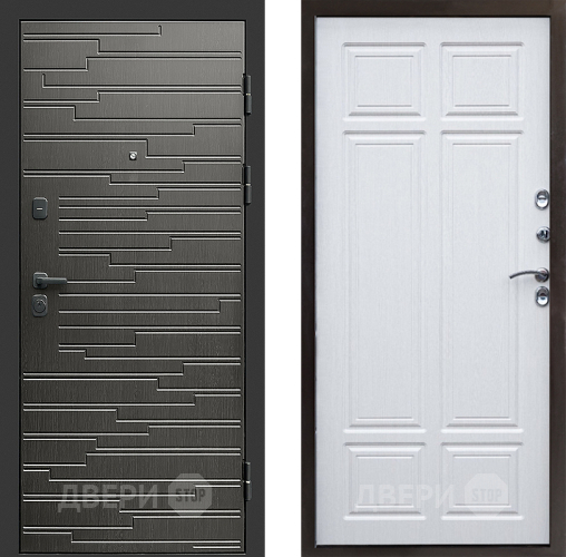 Входная металлическая Дверь Престиж Rivera Премиум Лиственница белая в Егорьевске