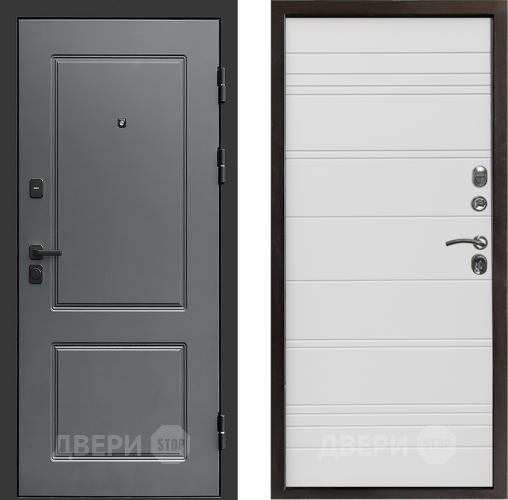 Входная металлическая Дверь Престиж Verona Line Белый в Егорьевске