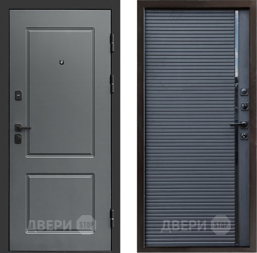 Входная металлическая Дверь Престиж Verona Porte Черный кварц в Егорьевске