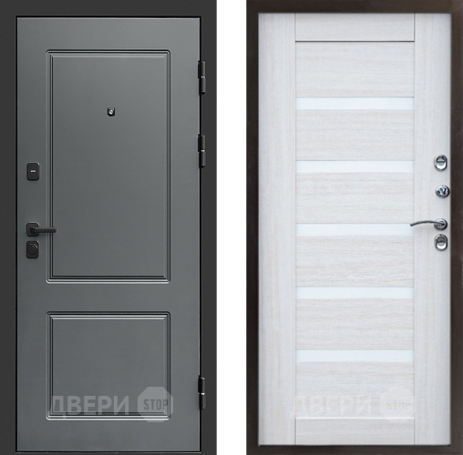 Входная металлическая Дверь Престиж Verona Царга Лиственница белая в Егорьевске