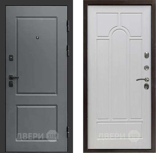 Входная металлическая Дверь Престиж Verona Арка Лиственница белая в Егорьевске