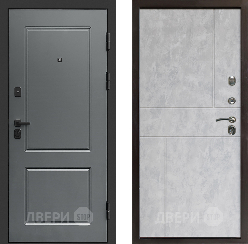 Входная металлическая Дверь Престиж Verona Горизонт Бетон светлый в Егорьевске