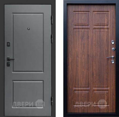 Входная металлическая Дверь Престиж Verona Премиум Орех темный в Егорьевске