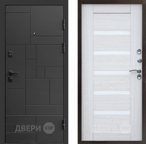 Дверь Престиж Kvadro Царга Лиственница белая в Егорьевске