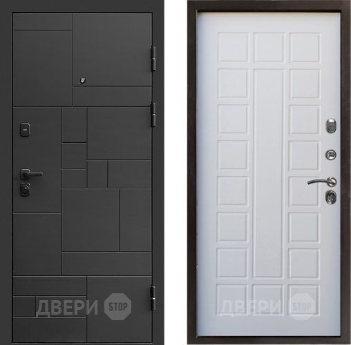 Входная металлическая Дверь Престиж Kvadro Престиж Белое дерево в Егорьевске