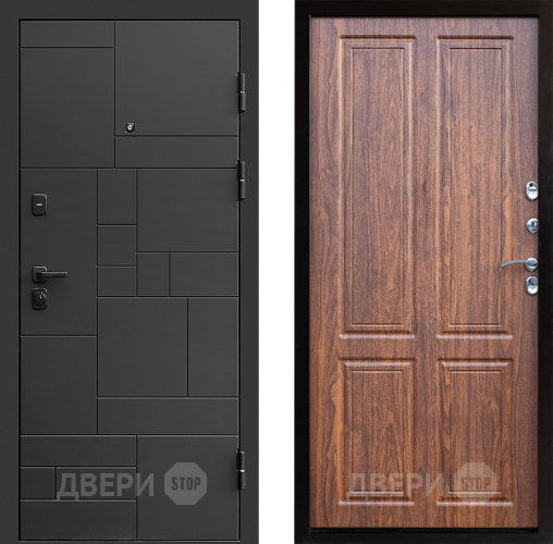 Входная металлическая Дверь Престиж Kvadro Премиум Орех светлый в Егорьевске