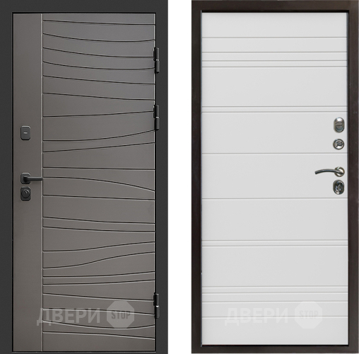 Входная металлическая Дверь Престиж Siciliya Line Белый в Егорьевске