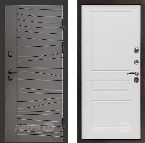 Входная металлическая Дверь Престиж Siciliya Классика Лиственница белая в Егорьевске