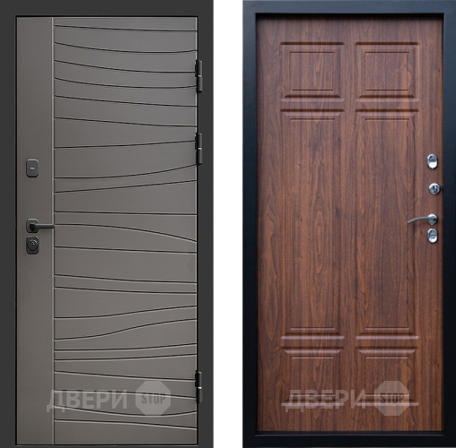 Входная металлическая Дверь Престиж Siciliya Премиум Орех темный в Егорьевске