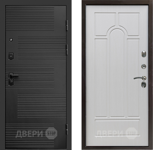 Входная металлическая Дверь Престиж Favorit Арка Лиственница белая в Егорьевске