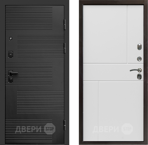 Входная металлическая Дверь Престиж Favorit Горизонт Бетон белый в Егорьевске