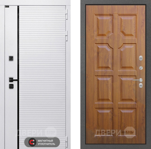 Входная металлическая Дверь Лабиринт (LABIRINT) Royal 17 Дуб золото в Егорьевске