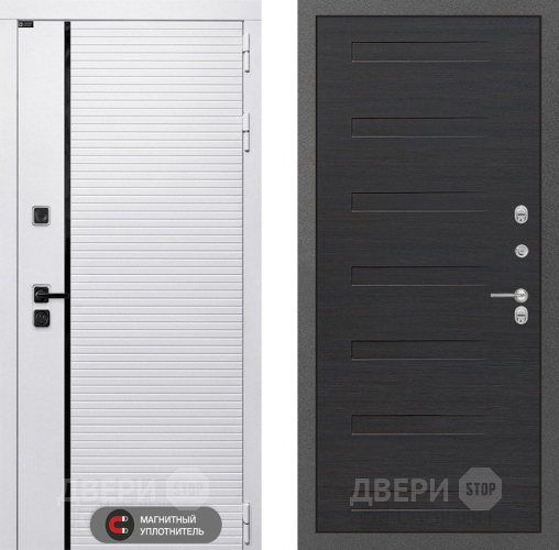 Входная металлическая Дверь Лабиринт (LABIRINT) Royal 14 Эковенге поперечный в Егорьевске