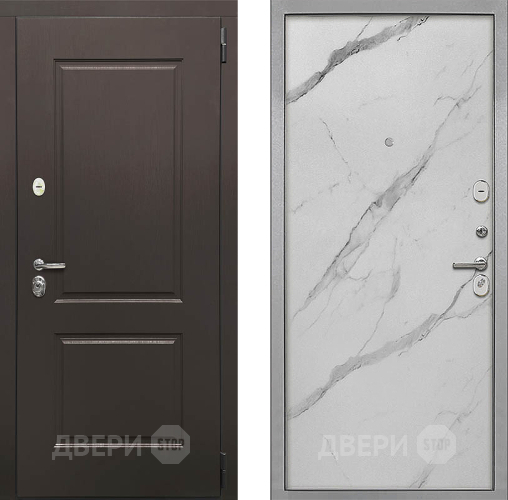 Дверь Интекрон (INTECRON) Кампо Гладкая Мрамор натуральный арктик в Егорьевске