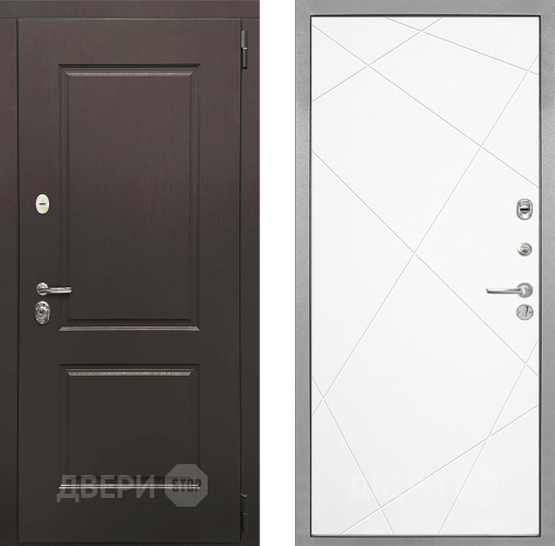 Входная металлическая Дверь Интекрон (INTECRON) Кампо Лучи-М Софт милк в Егорьевске