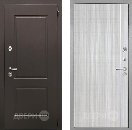 Входная металлическая Дверь Интекрон (INTECRON) Кампо В-07 с молдингом Сандал белый в Егорьевске