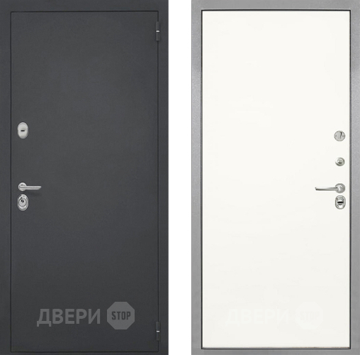 Входная металлическая Дверь Интекрон (INTECRON) Гектор Гладкая Слоновая кость в Егорьевске