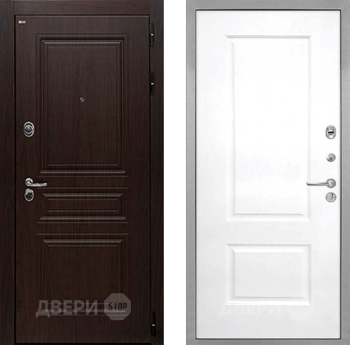 Дверь Интекрон (INTECRON) Брайтон Тиковое Дерево Альба Роял Вуд белый в Егорьевске