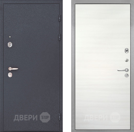 Входная металлическая Дверь Интекрон (INTECRON) Колизей Гладкая Дуб сильвер поперечный в Егорьевске