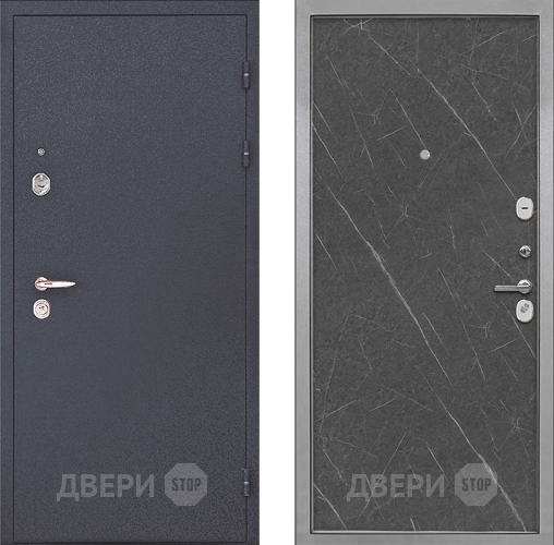 Входная металлическая Дверь Интекрон (INTECRON) Колизей Гладкая Гранит лава оникс в Егорьевске