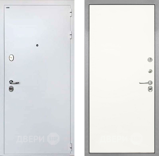 Входная металлическая Дверь Интекрон (INTECRON) Колизей White Гладкая Слоновая кость в Егорьевске