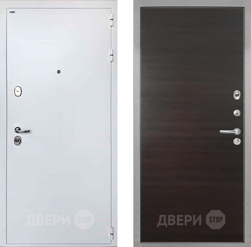 Входная металлическая Дверь Интекрон (INTECRON) Колизей White Гладкая Эковенге поперечный в Егорьевске