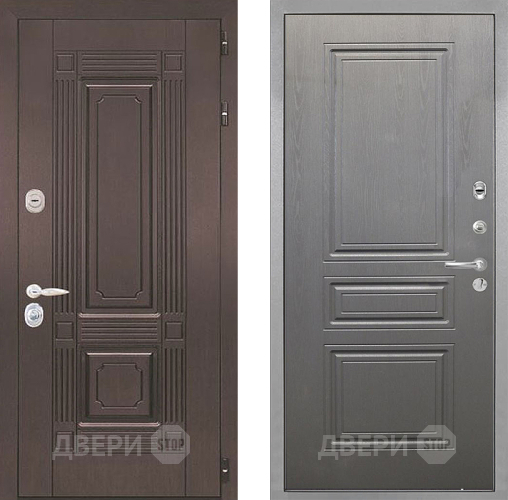 Входная металлическая Дверь Интекрон (INTECRON) Италия ФЛ-243 Графит вуд дуб в Егорьевске