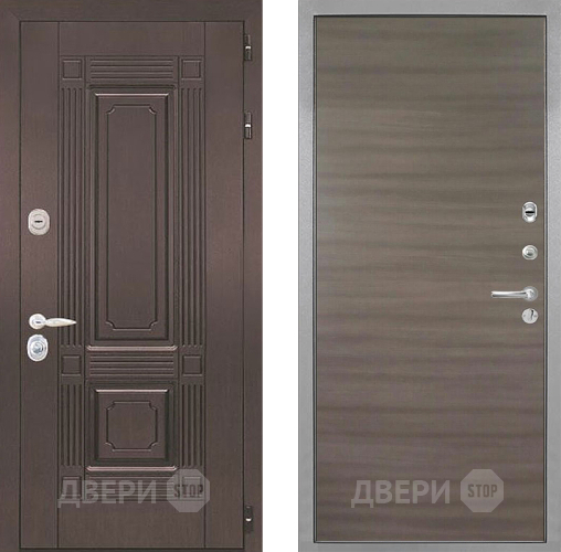 Входная металлическая Дверь Интекрон (INTECRON) Италия Гладкая Дуб тоскано поперечный в Егорьевске