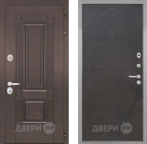 Дверь Интекрон (INTECRON) Италия Лучи-М Венге распил кофе в Егорьевске