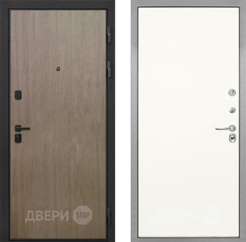 Входная металлическая Дверь Интекрон (INTECRON) Профит Black Венге Коричневый Гладкая Слоновая кость в Егорьевске