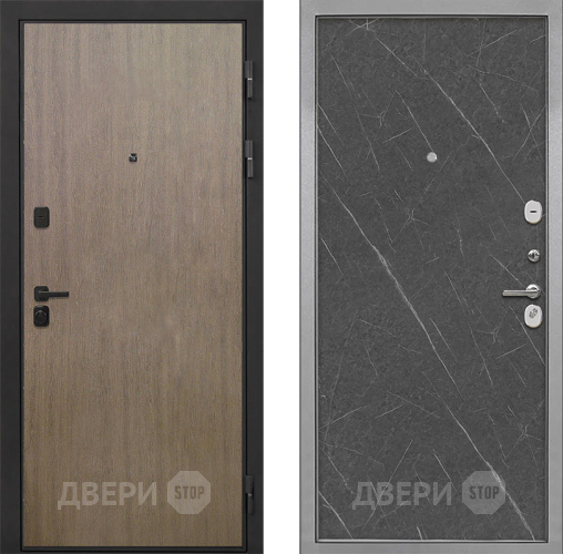Дверь Интекрон (INTECRON) Профит Black Венге Коричневый Гладкая Гранит лава оникс в Егорьевске