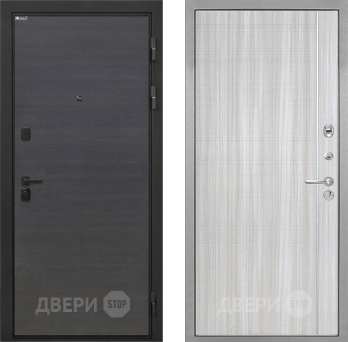 Входная металлическая Дверь Интекрон (INTECRON) Профит Black Эковенге В-07 с молдингом Сандал белый в Егорьевске