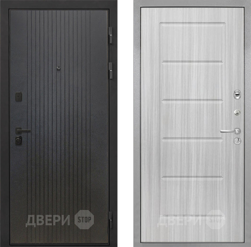 Входная металлическая Дверь Интекрон (INTECRON) Профит Black ФЛ-295 ФЛ-39 Сандал белый в Егорьевске