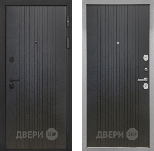 Входная металлическая Дверь Интекрон (INTECRON) Профит Black ФЛ-295 ФЛ-295 Лофт черный в Егорьевске