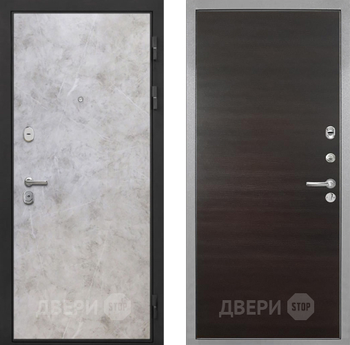 Входная металлическая Дверь Интекрон (INTECRON) Гектор Мрамор Светлый Гладкая Эковенге поперечный в Егорьевске