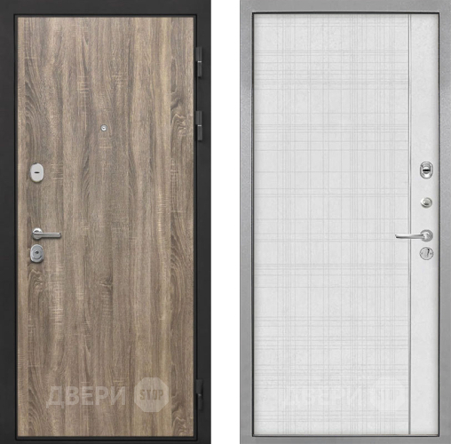 Дверь Интекрон (INTECRON) Гектор Дуб Турин В-07 с молдингом Лофт белый в Егорьевске