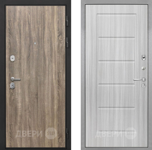 Входная металлическая Дверь Интекрон (INTECRON) Гектор Дуб Турин ФЛ-39 Сандал белый в Егорьевске
