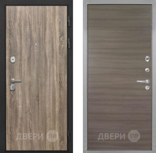 Входная металлическая Дверь Интекрон (INTECRON) Гектор Дуб Турин Гладкая Дуб тоскано поперечный в Егорьевске