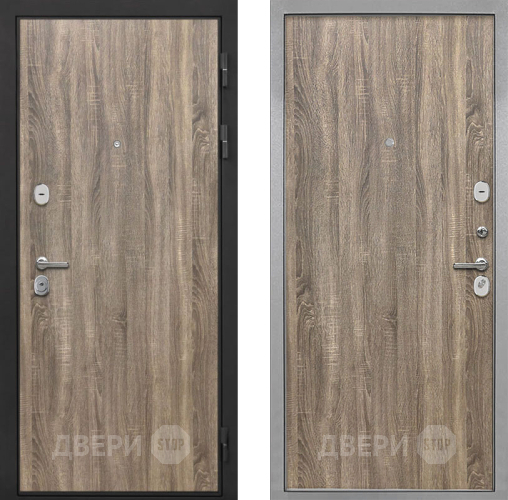 Входная металлическая Дверь Интекрон (INTECRON) Гектор Дуб Турин Гладкая Дуб турин в Егорьевске